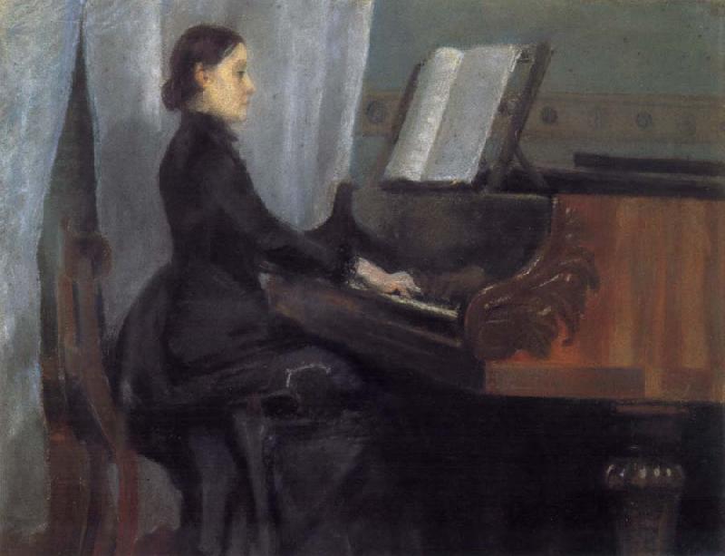 William Stott of Oldham CMS at the Piano Germany oil painting art